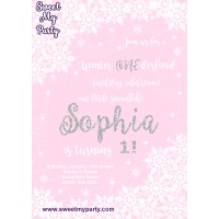 Winter Onederland Invitation,(9)